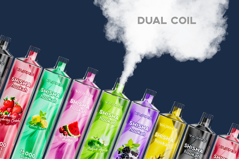 Vapme Shisha Hookah 15000 Puffs Disposable Vape – 0.6 ohm Mesh Coil Electronic Shisha - Image 7