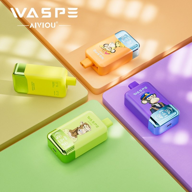 WASPE 40000 Puffs Dual Flavor Disposable Vape – Dual mesh & Smart LED Display - Image 2