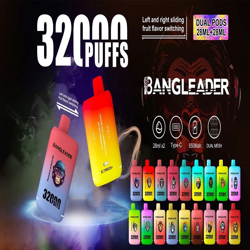 Bang Leader 32000 Puffs Disposable Vape | Dual Flavor & Rechargeable Type-C - Image 8