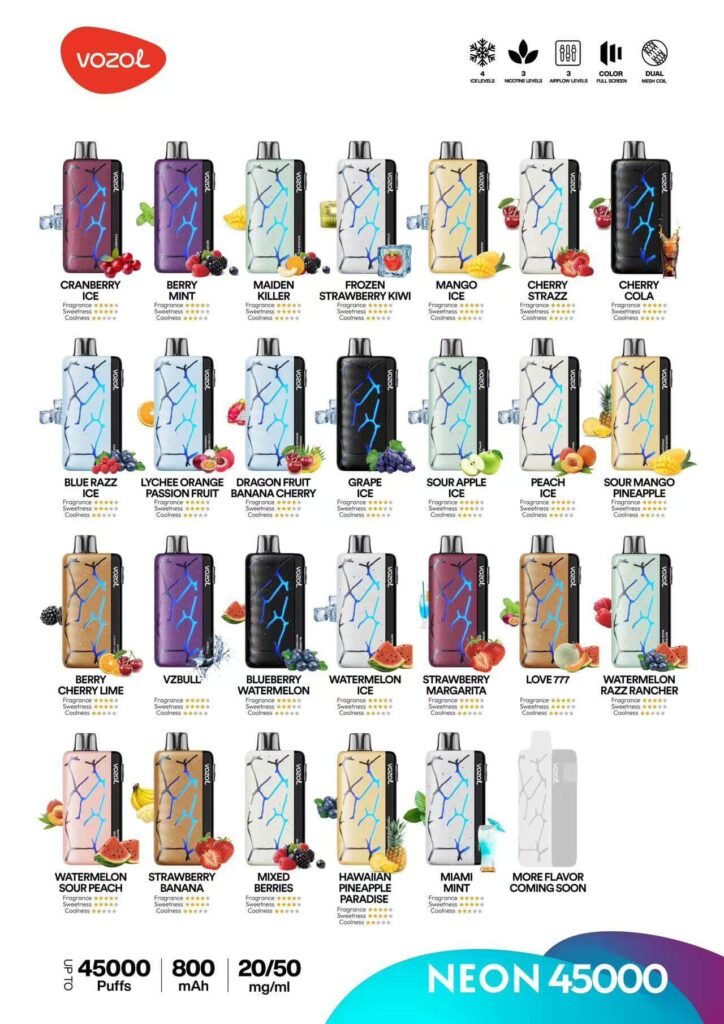 vozol neon 45000 puffs