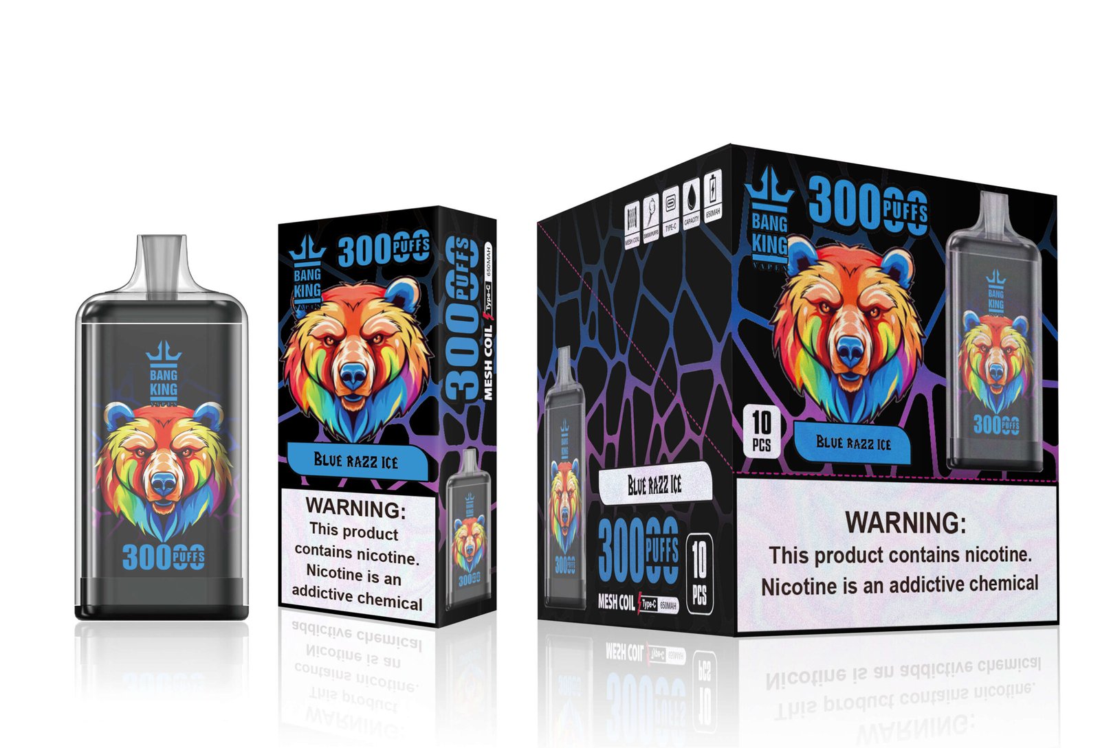 Bang King 30000 Puffs Crystal Disposable Vape