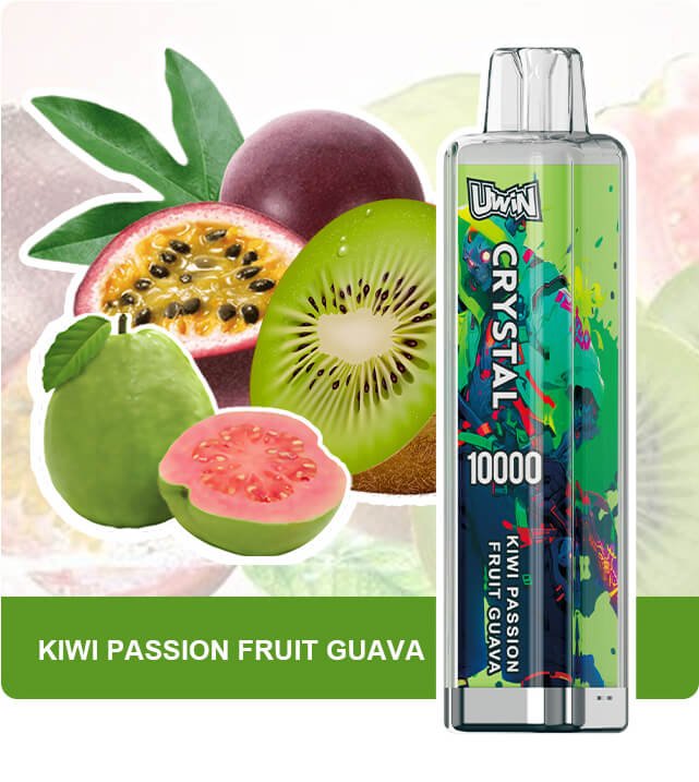 Uwin Crystal 10000 Puffs Rechargeable Disposable Vape with RGB Light & Mesh Coil - Image 5