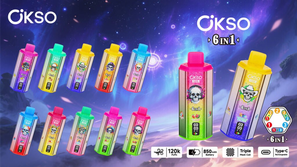 OKSO 6in1 120000 Puff