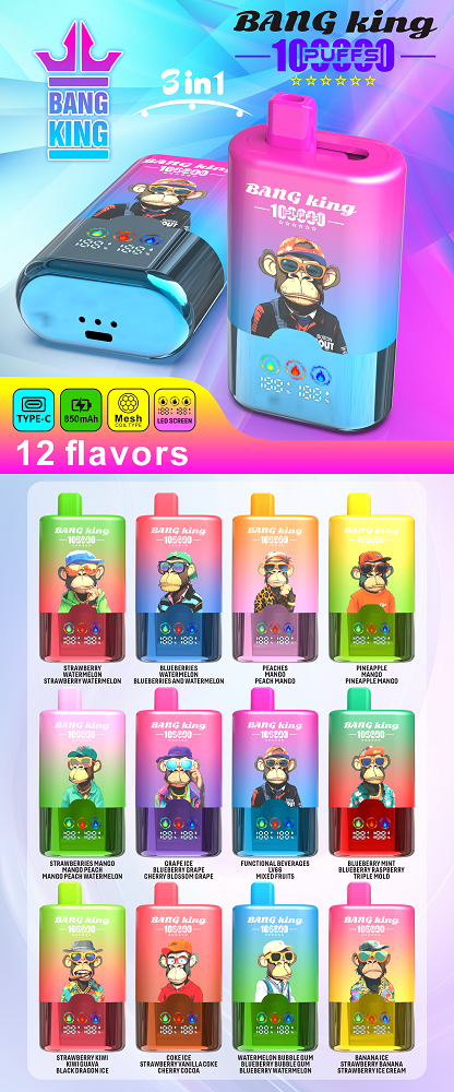 bang king 100k puffs triple flavors