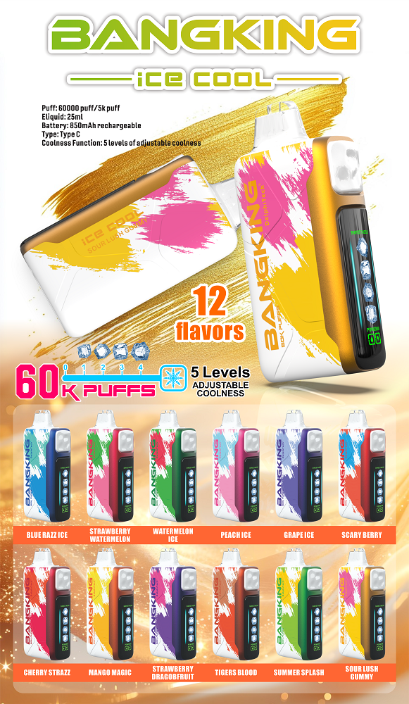 bang king 60k 5-Level Control vape