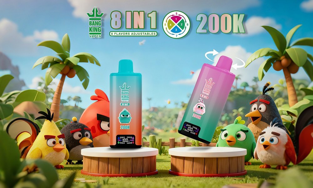 bang king 200k 8in1 puff