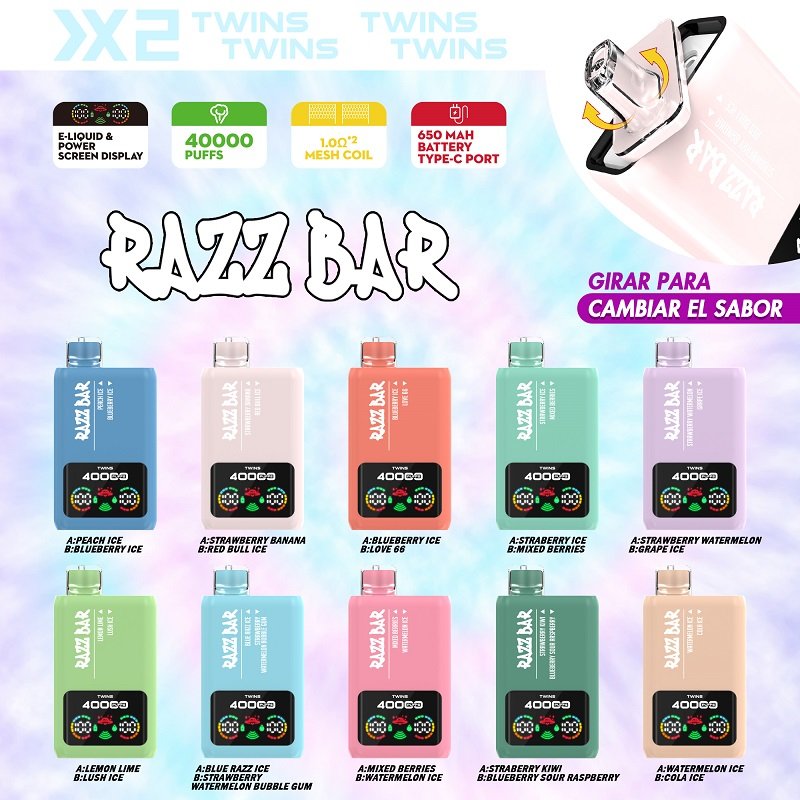 razz bar 40k twins disposable vape